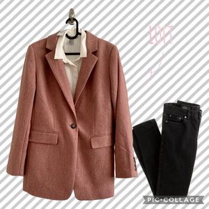 ❤️NWT❤️ Loft Tweed Blazer with H&M Blouse